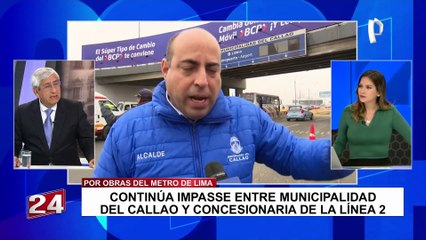 Luis Quispe Candia: No es oportuno que el alcalde del Callao impida ejecución de obras de la Línea 2