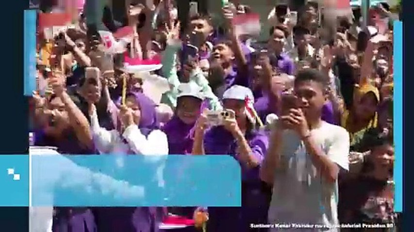 KUNJUNGAN KERJA PRESIDEN JOKOWI KE KABUPATEN BARITO SELATAN, SAMBANGI PLAZA BERINGIN BUNTOK