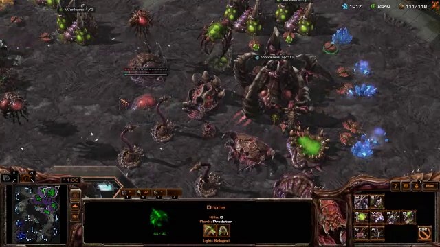 [StarCraft 2] No.0211 Intermediate ZERG player fights A.I., LOST [..really was Lurker Den Day]