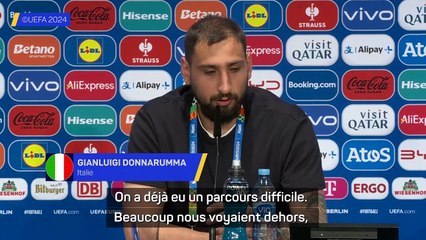 Donnarumma : "Attention aux contres de la Suisse"