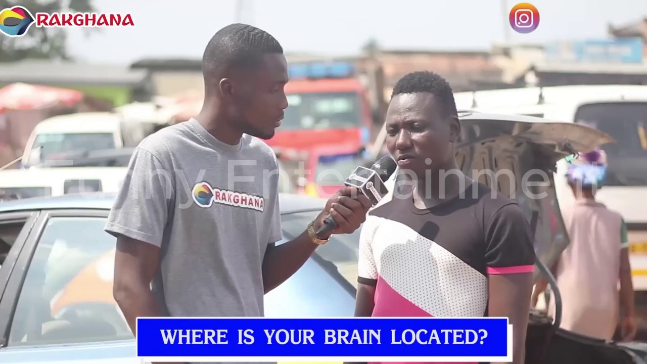 Where is your BRAIN located? | Street Quiz | Funny Videos | Funny African Videos | African Comedy