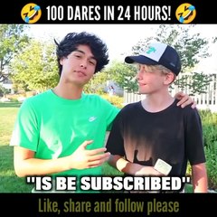 100 dares in 24 hours yahoooo