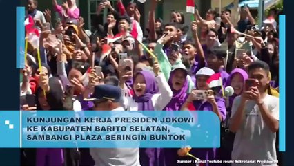 Jokowi Sambangi Plaza Beringin Buntok di Barito Selatan