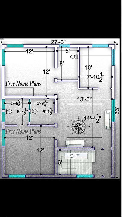 27x33 Home Plan 447