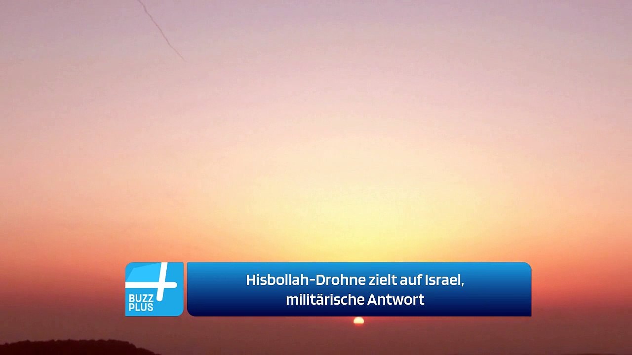 Hisbollah-Drohne zielt auf Israel, militärische Antwort