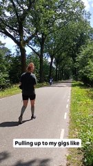 Pulling up to my gigs like