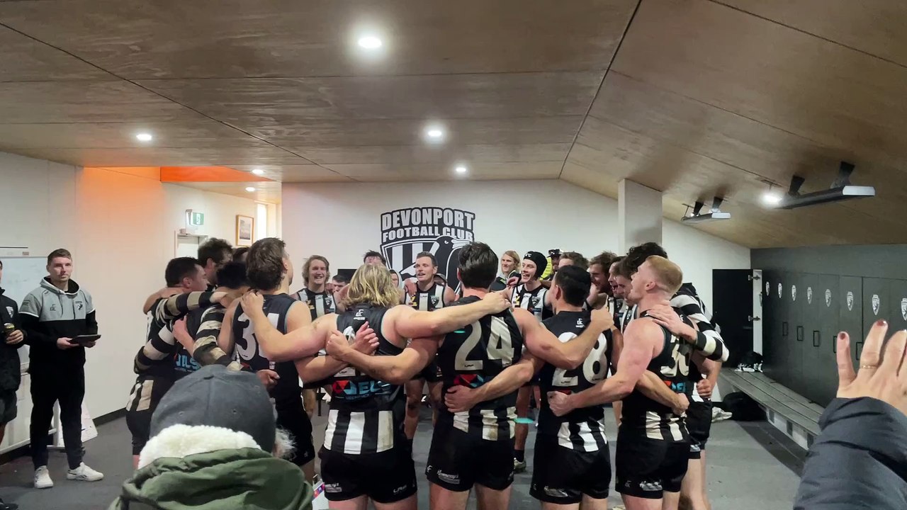 Devonport sang the song after defeating Ulverstone
