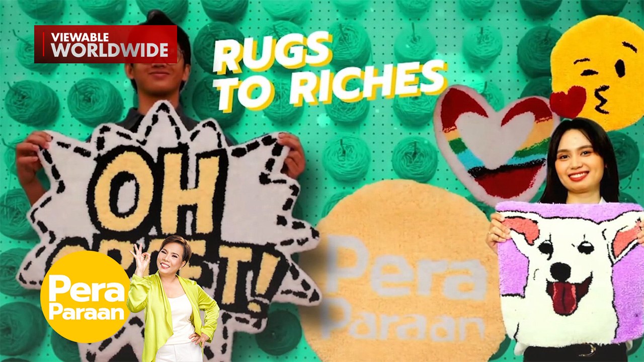 Rug tufting, libangan noon, bida sa negosyo ngayon! | Pera Paraan