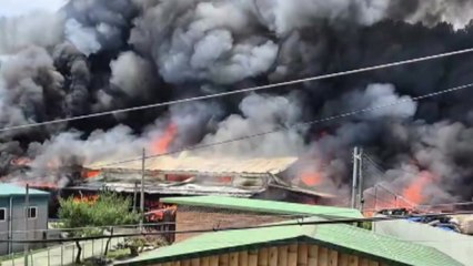 경기 남양주 가구 공장에 불...4시간 만에 진화 / YTN