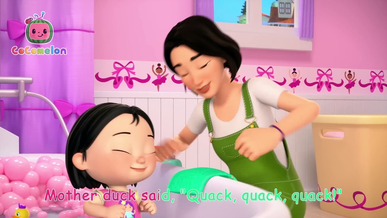 Five Little Ducks in the Bath Song! - CoComelon Nursery Rhymes & Kids Songs