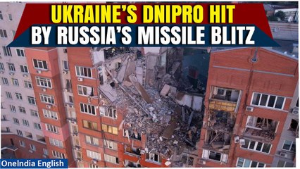Russian Missiles Mercilessly Pound Ukraine’s Dnipro region, Residential Building Heavily Damaged
