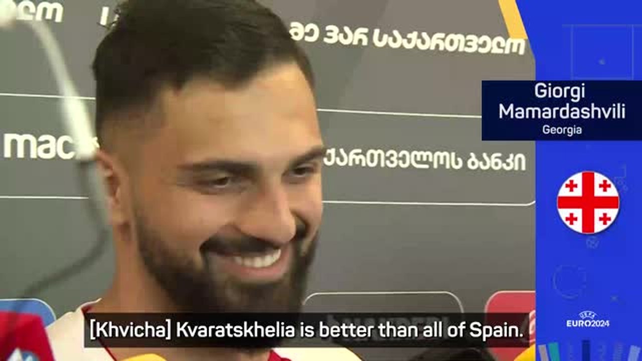 Georgia's Kvaratskhelia is better than all of Spain - Mamardashvili
