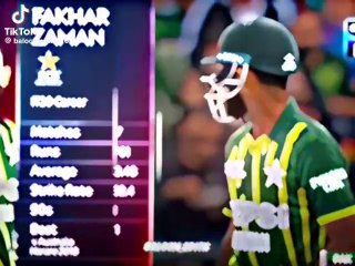 fakher zaman on fire against england