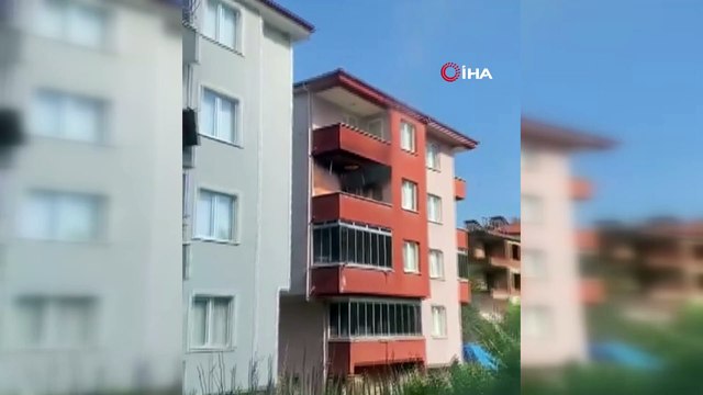 Ayancık'ta patlayan tüp yangına sebep oldu