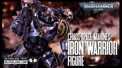 McFarlane Toys Warhammer 40,000 Chaos Space Marines Iron Warrior Figure