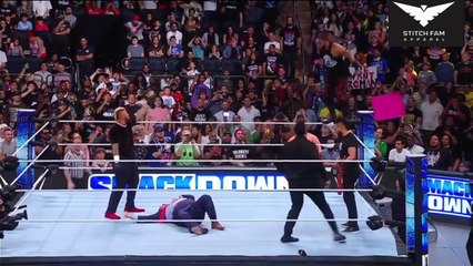 The Bloodline Attacks Paul Heyman WWE Smack June 28, 2024