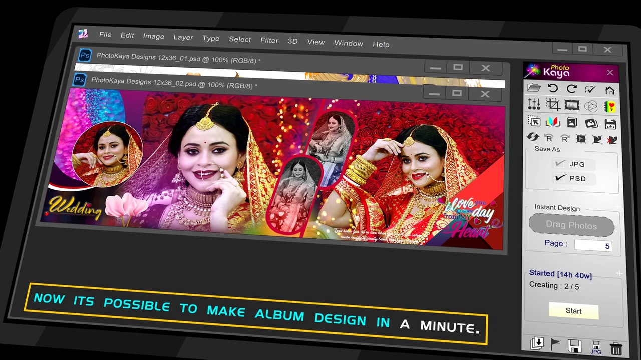 PhotoKaya Automatic Album Designing Software