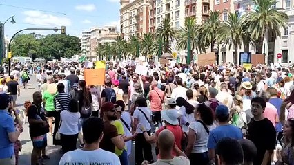 Marcha pela habitação digna, Málaga, Espanha