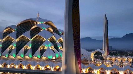 Relaxing Music with Beautiful View of Al Jabbar Grand Mosque