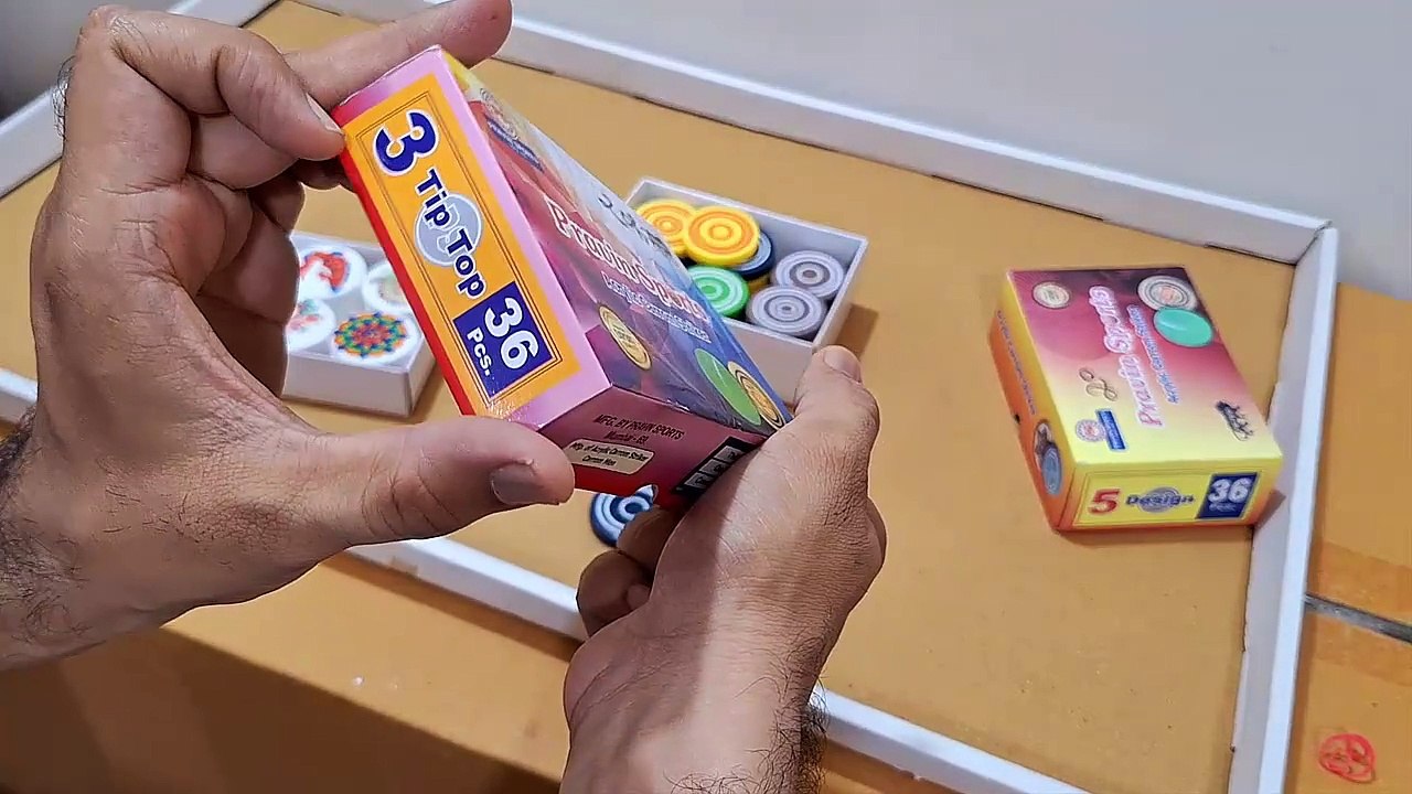 Unboxing and Review of Original Pool Ball Striker Superior Quality Smooth Surface Standard Size for Carrom Board Game