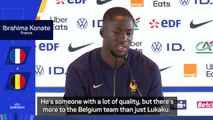 Lukaku is the strongest striker I have ever played against - Konate