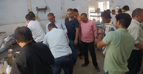 धरियावद-बांसी मार्ग स्थित हनुमान घाटी में अनियंत्रित बस पलटी