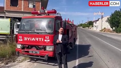 Lalapaşa Belediyesi'nin tek itfaiye aracı çalışır durumda