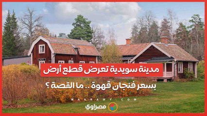 عرض استثنائي  .. مدينة سويدية تعرض قطع أرض بسعر فنجان قهوة .. ما القصة ؟