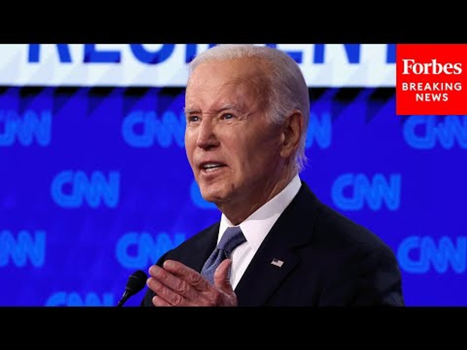 'We're Going To Continue To Fight': Biden Delivers Closing Remarks In First Presidential Debate