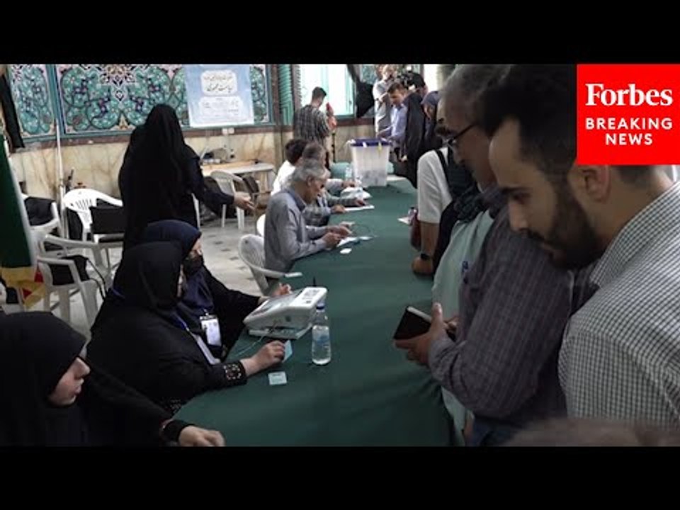 Iranian Voters Cast Ballots In 2024 Presidential Election Following The Death Of Raisi