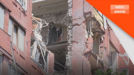 Pasukan penyelamat cari mangsa bawah runtuhan serangan Rusia