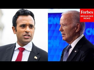 'As Though They Lobotomized Him': Vivek Ramaswamy Blasts Joe Biden After Debate Performance