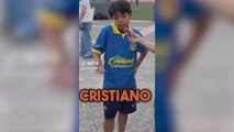 El vacile de un niño a Messi: 