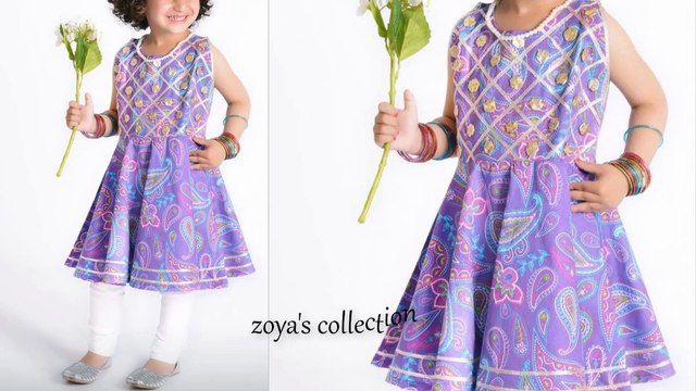 Lawn shirts designs for little baby girl /Stylish shirt design for little girls /Summer baby girl dress