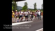 Tour de France a Firenze, il passaggio dal Viola Park