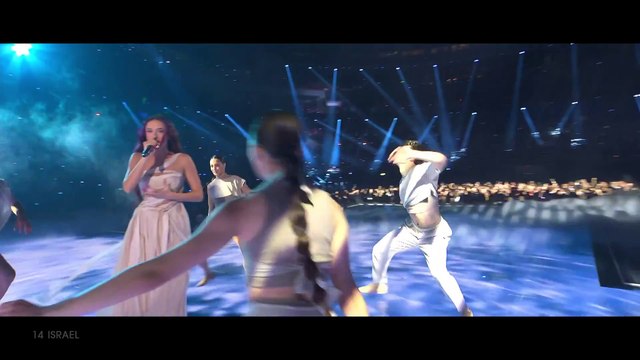 Se en bid af EDEN GOLANs optræden her med HURRICANE i semifinalen | Eurovision Song Contest 2024 | DR