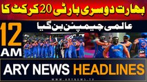 ARY News 12 AM Headlines | 30th June 2024 | India end title drought with T20 World Cup 2024 win