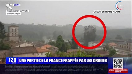 Deux-Sèvres: frappé par la foudre, un arbre s'effondre à Augé