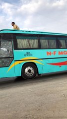 N . F Movers Departures Kharan To Karachi  Daily's Services Luxury Bus Balochistan