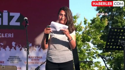 Video herunterladen: İstanbul Emek, Barış ve Demokrasi Güçleri Kayyuma Karşı Mücadele Çağrısı Yaptı