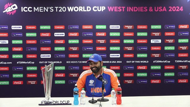 India's Rohit Sharma on T20 World Cup final win over South Africa and Kohli T20 retirement