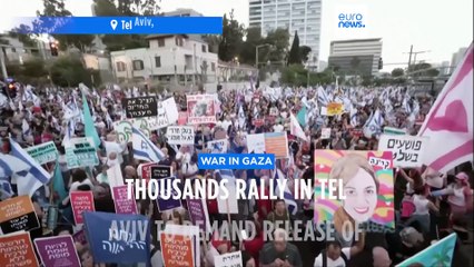 Thousands rally in Tel Aviv to demand release of Hostages held by Hamas