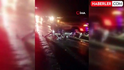 Motosikletle otomobil çarpıştı: 2 yaralı