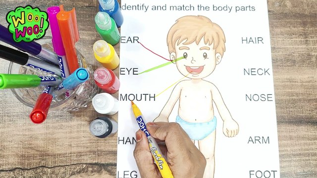 Videos for Kids | Body parts learning | kids learning videos | learn body parts | #bodyparts #abcd