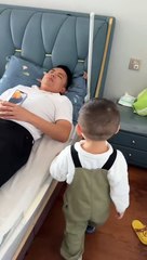 Dad performs magic tricks for his son! Unexpectedly, it really disappeared   #funny #funnyvideos #funnyvideos #funnymemes