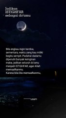 Jadikan Istighfar sebagai doa mu