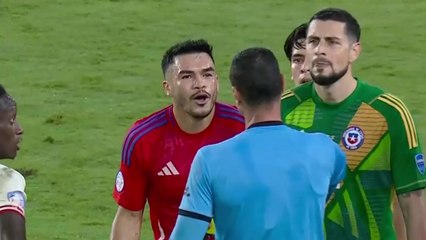 L'expulsion de Gabriel Suazo - Foot - Copa America