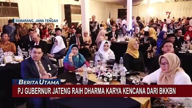Percepat Penurunan Angka 'Stunting', PJ Gubernur Jateng Raih Penghargaan Dharma Karya Kencana