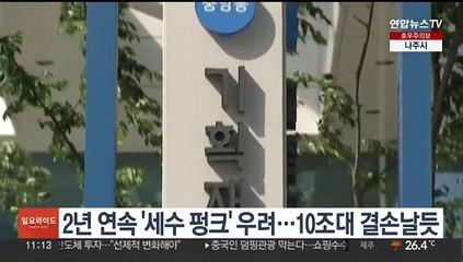 2년 연속 '세수 펑크' 우려…10조대 결손날듯