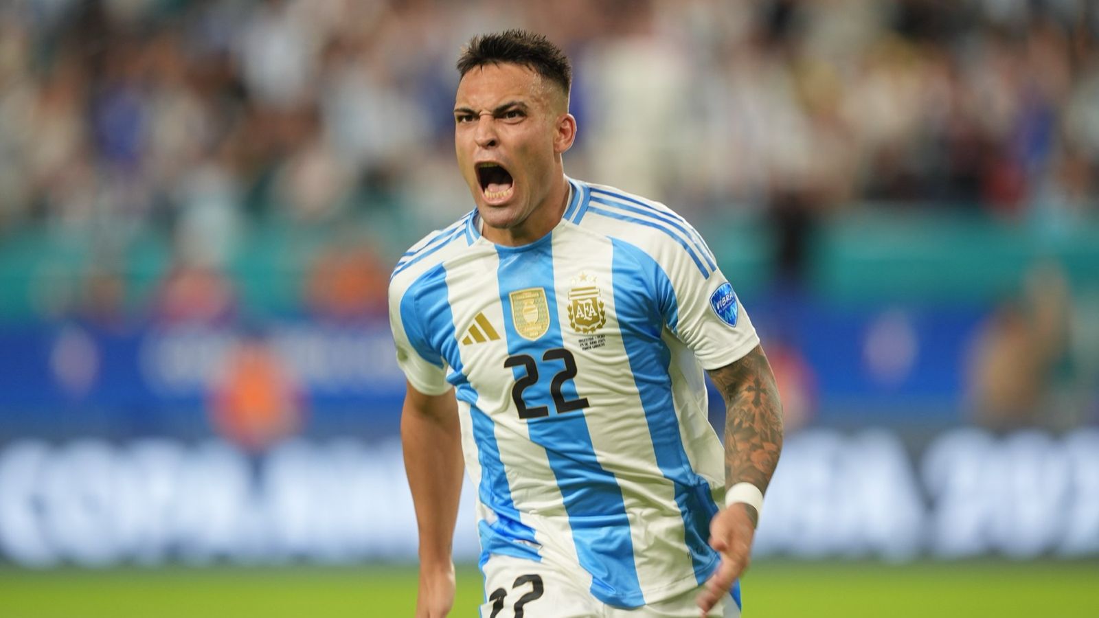 No Messi, no worries: Martinez brace fires Argentina past Peru